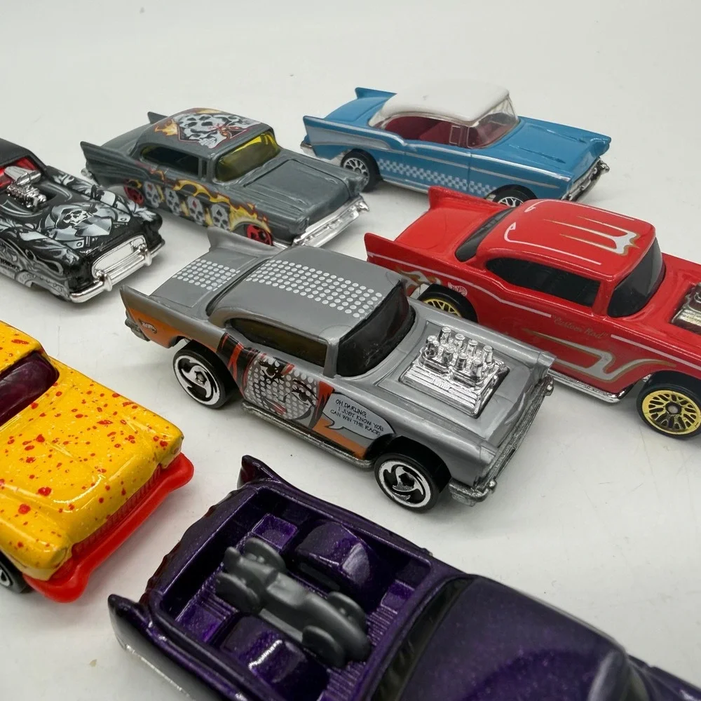 Hot Wheels Matchbox Diecast Car Lot 57 Chevy Cadillac Corvette 12pc Used
